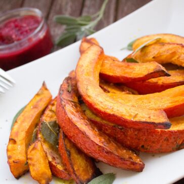 Abóbora no Forno Vegan