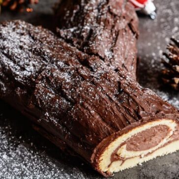 tronco de natal receita