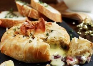 camembert no forno massa folhada