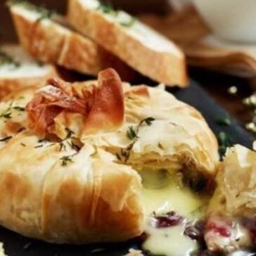 camembert no forno massa folhada
