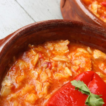 açorda de bacalhau com tomate