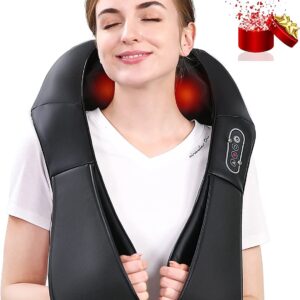 Massageador de pescoço com calor Shiatsu