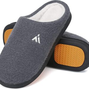 Pantufas quentes com palmilha de memory foam para Inverno